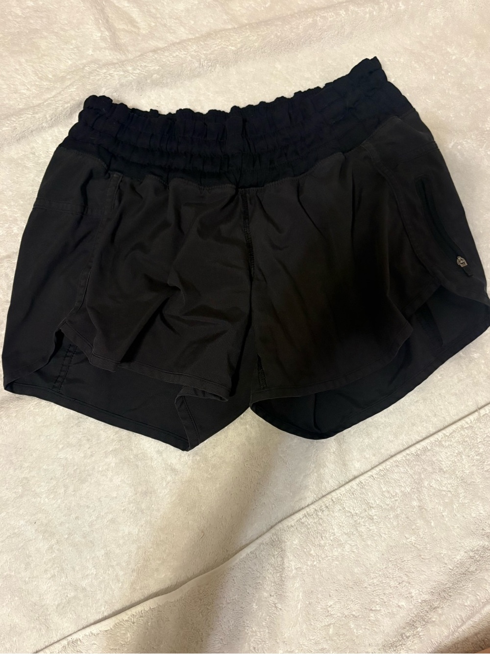 VINTAGE!! lululemon athletica Black Layered Athletic Shorts